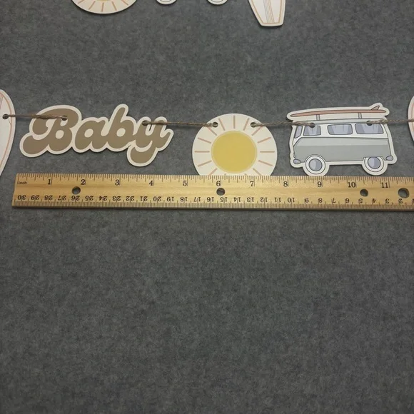 Baby Shower Decor “Baby on Board” includes 2 Banners & a Cake Topper - Picture 8 of 14
